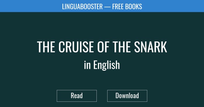 The cruise of the snark