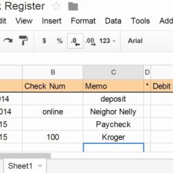 Checkbook register worksheet 1 answer key