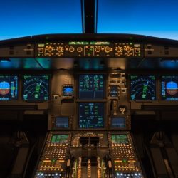 Flight deck lighting for night flight should include