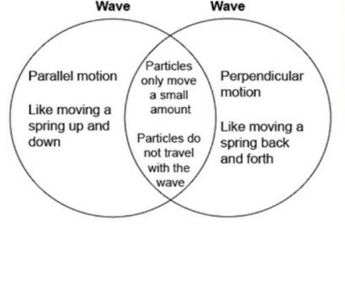 Electromagnetic and mechanical waves venn diagram