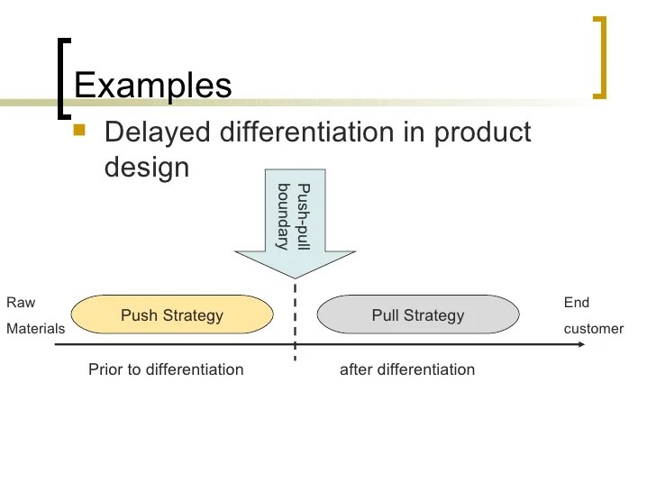 Delayed differentiation