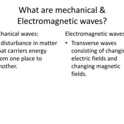 Waves mechanical electromagnetic vs review